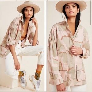 ANTHROPOLOGIE Lida Pink Camo Utility
Jacket